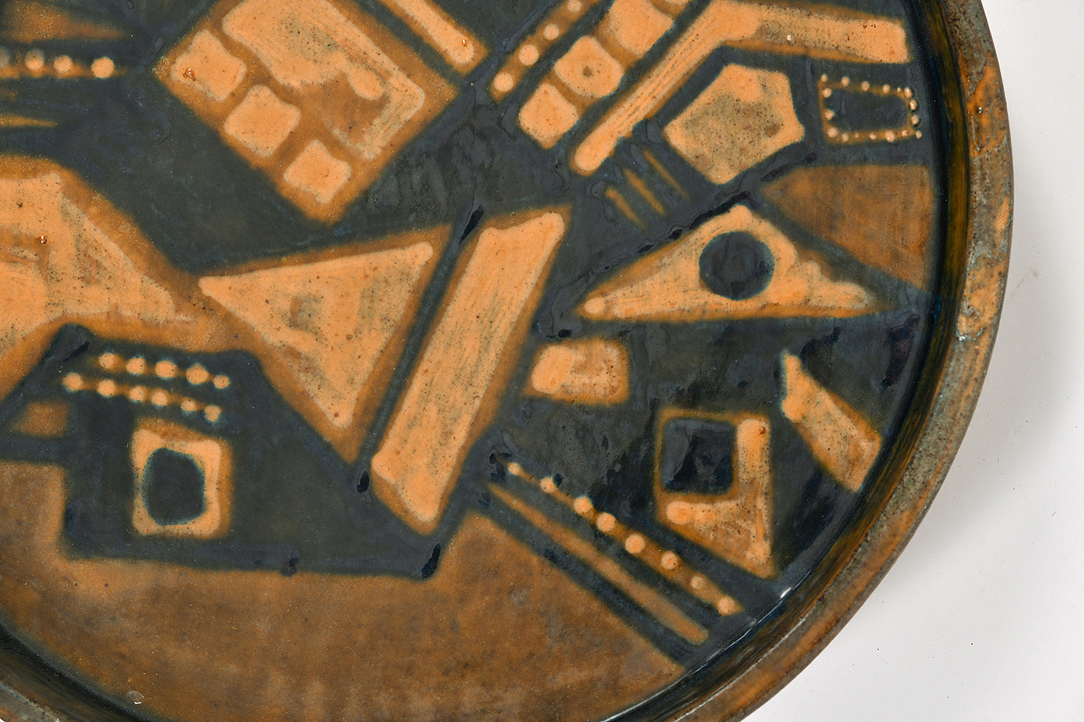 Pair of Cubist Ceramic Wall Plates by Noguerra, 1969