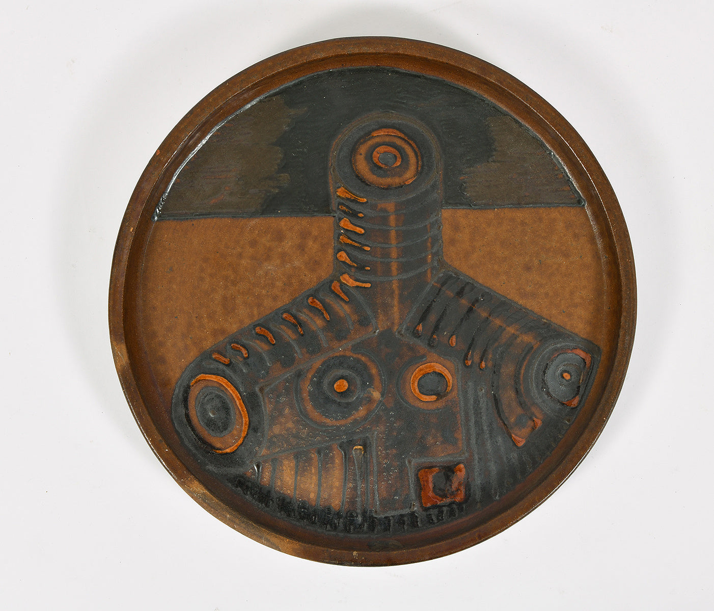 Pair of Cubist Ceramic Wall Plates by Noguerra, 1969