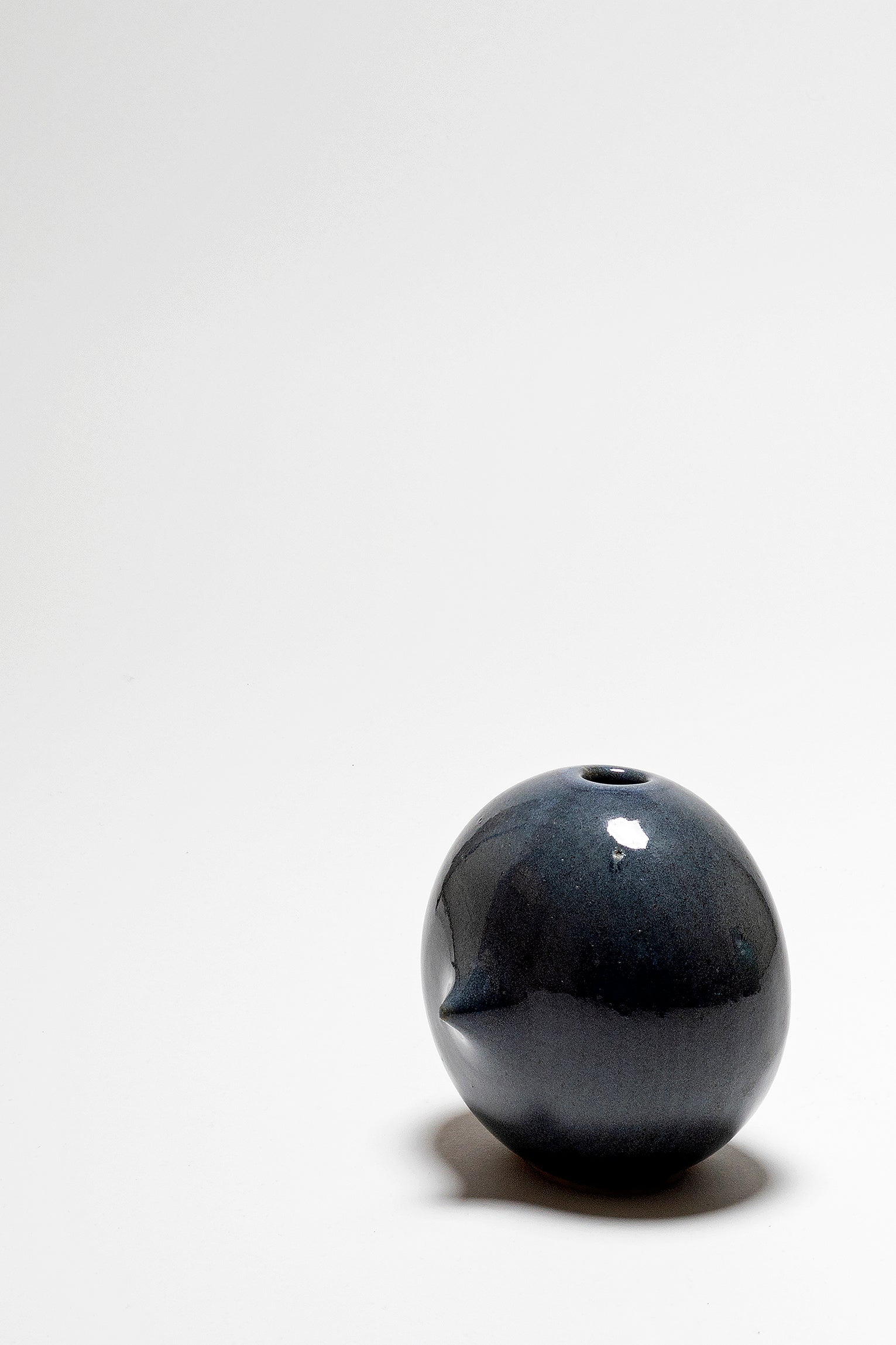 A Mid-Century Blue Vase