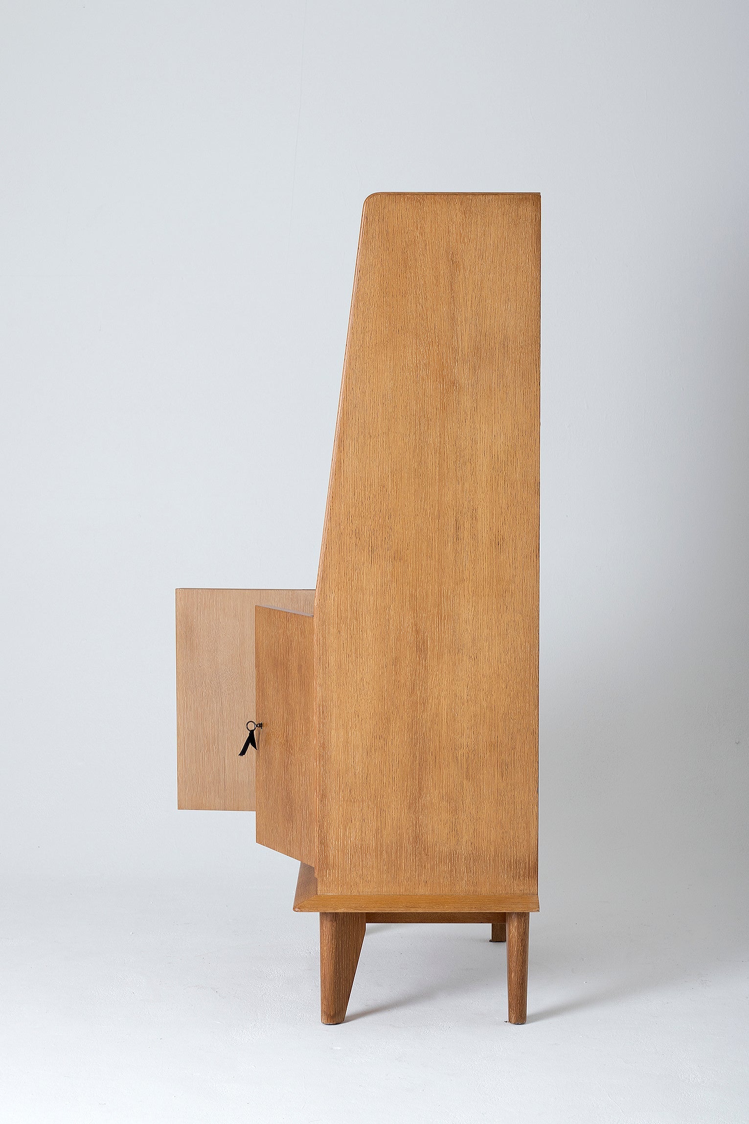 An Art Deco Oak Secretaire Cabinet