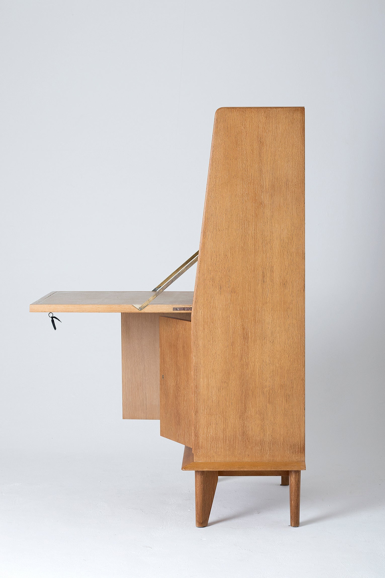 An Art Deco Oak Secretaire Cabinet