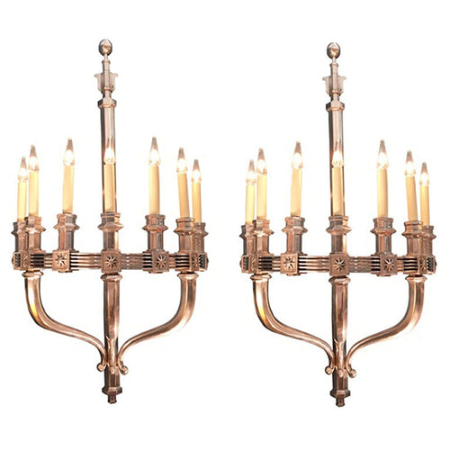 D258  - Art Deco monumental wall lights