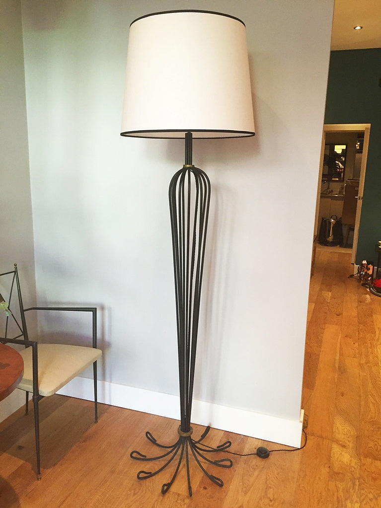 Important floor lamp Jean Royere