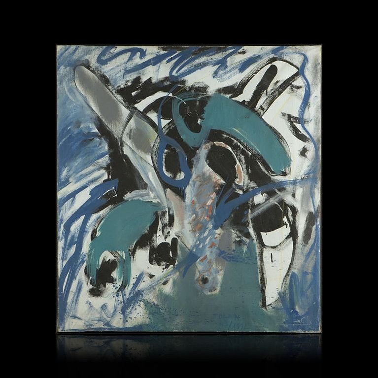 Large abstract painting