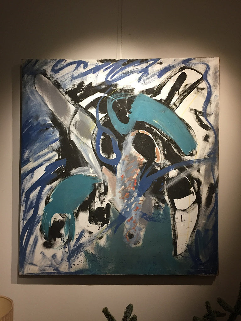 Large abstract painting