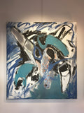 D434 - Large abstract painting