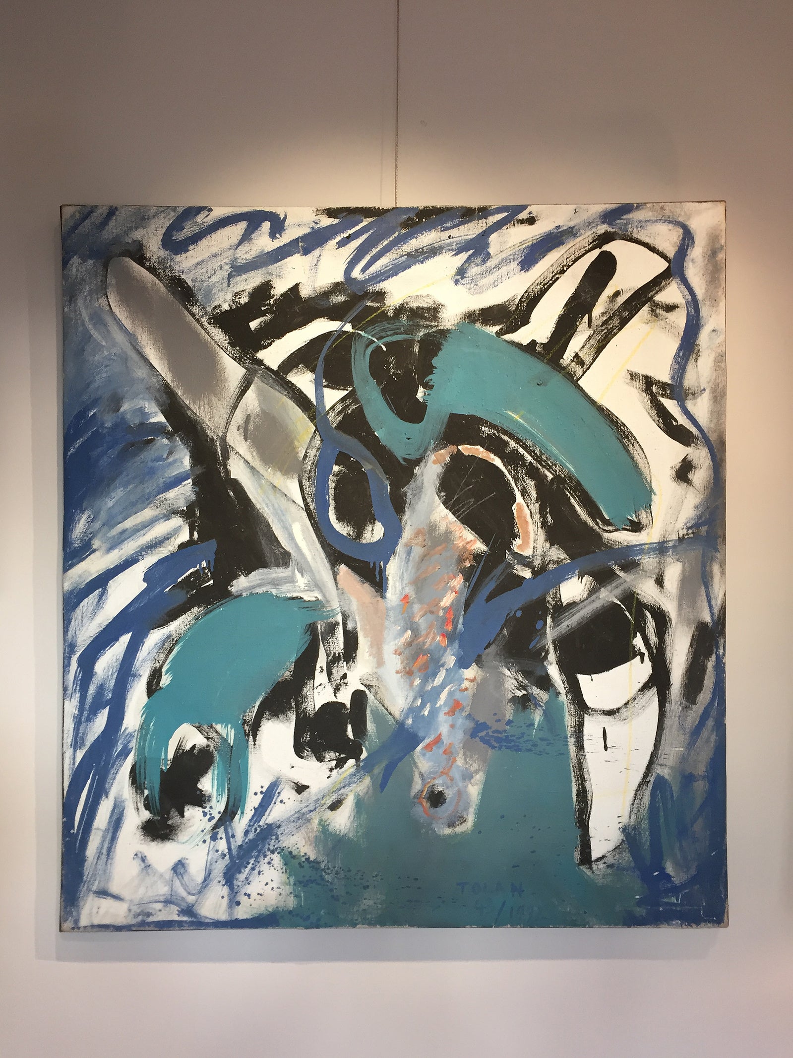 D434 - Large abstract painting