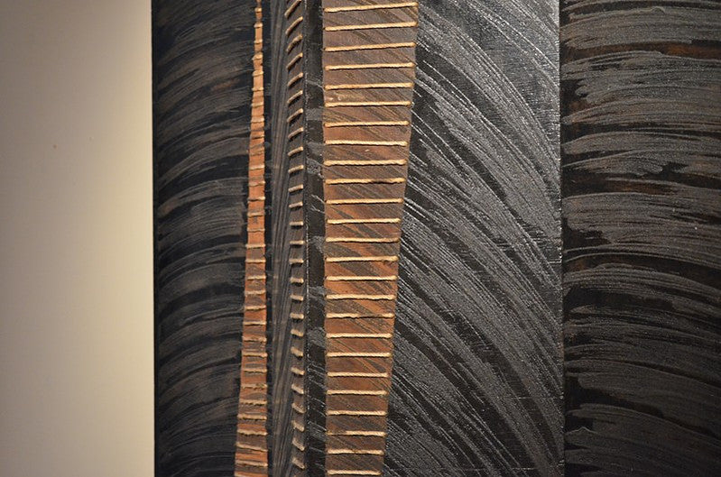 Imposing art wall piece