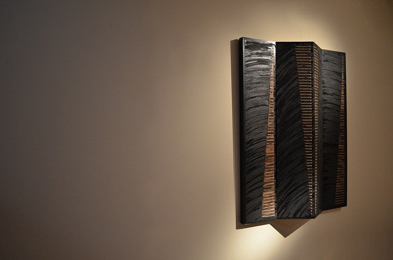 Imposing art wall piece
