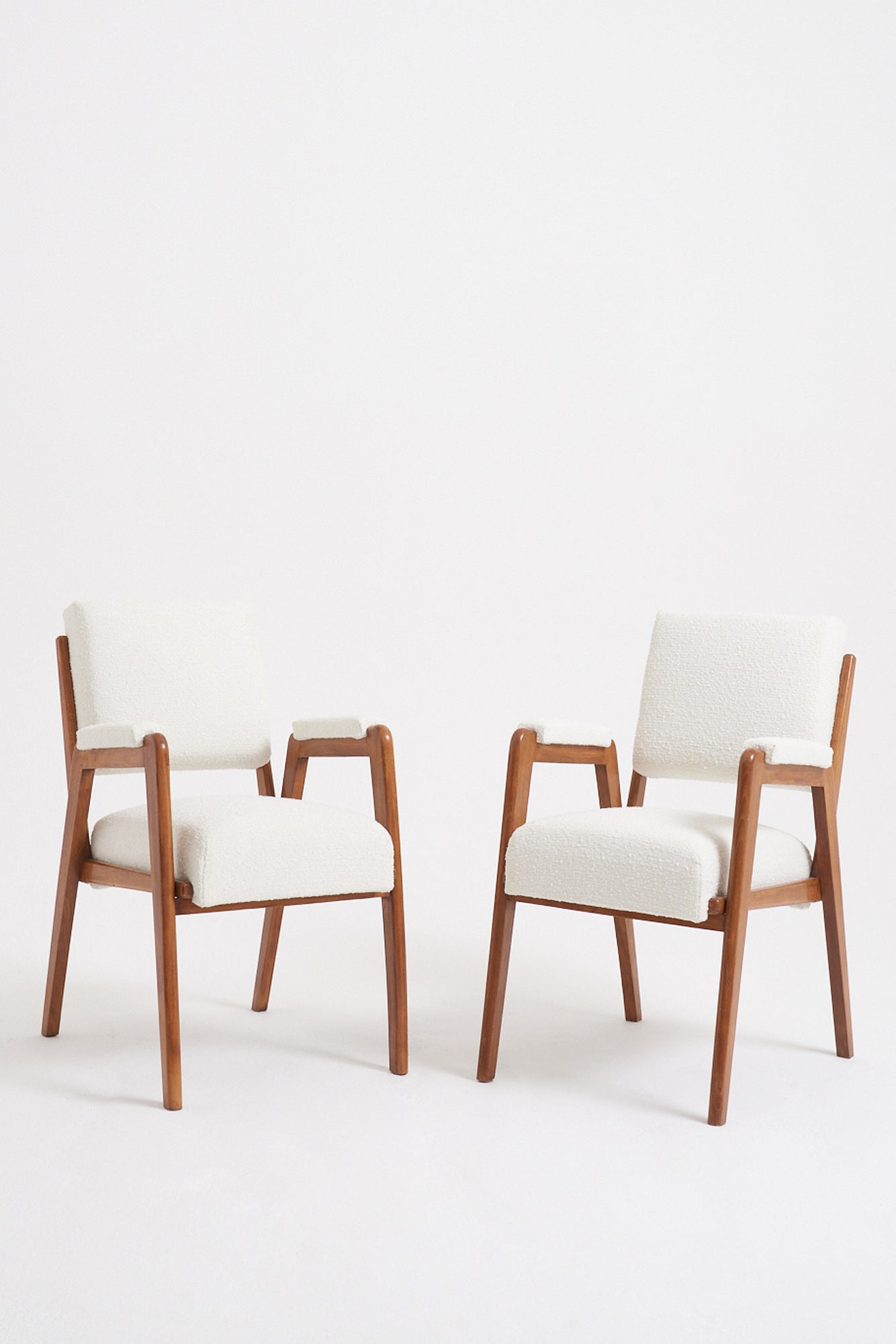 8627- Pair of Mid-Century Armchairs