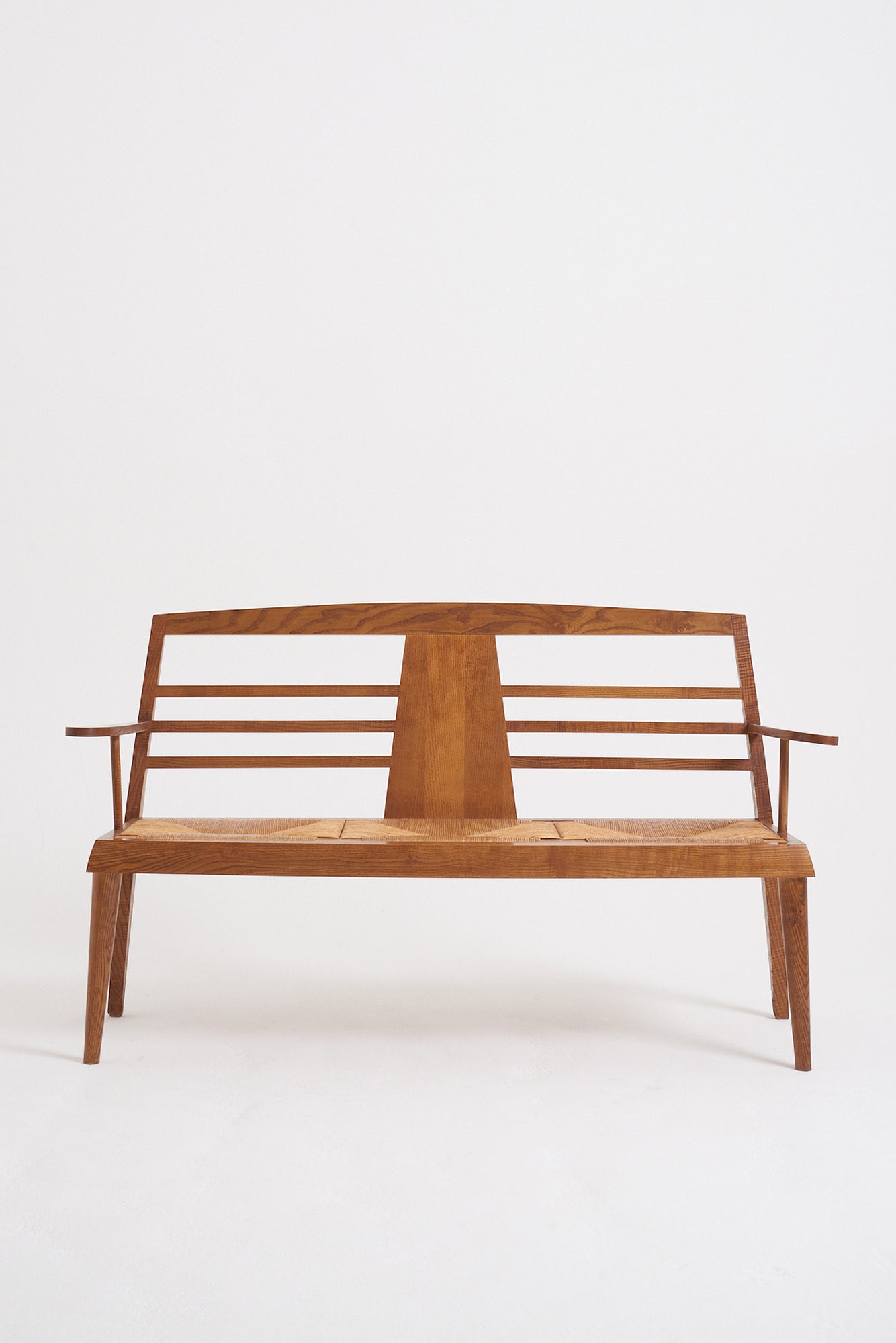 8877- Ash and Rush Bench